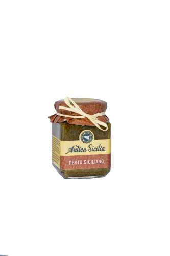 Pesto mit Mandeln aus Sizilien